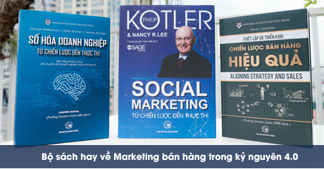 Giới thiệu bộ sách hay về Marketing bán hàng trong kỷ nguyên 4.0